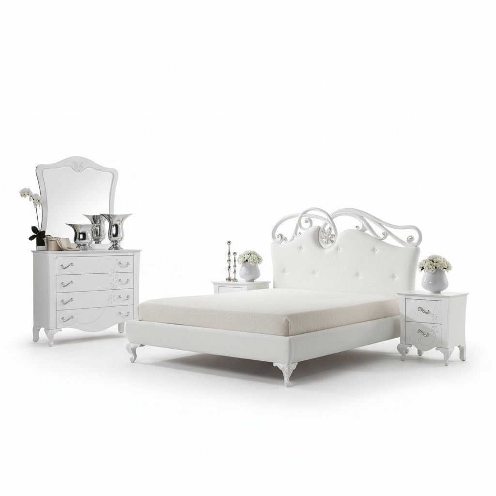 Luxus Doppelbett Bett Bettrahmen Bettgestelle Doppel Modern Luxus Italy Stil Neu