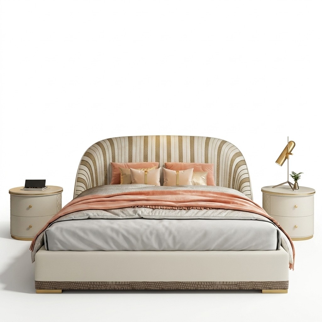 Luxus Doppelbett Betten Schlafzimmer MÃ¶bel Design Hotel Einrichtung