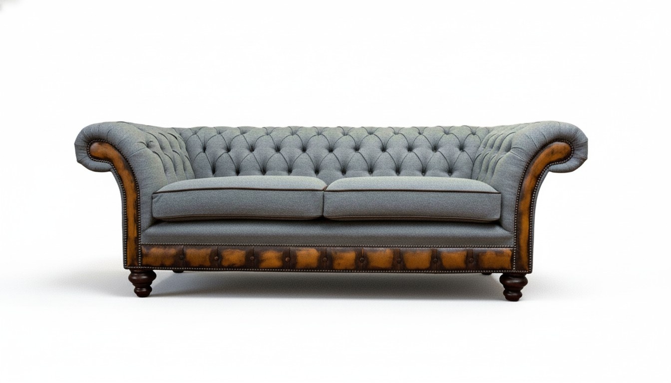 Luxus Dreisitzer Moderne Couch MÃ¶bel Grau Sofas Stoff Textil Polster