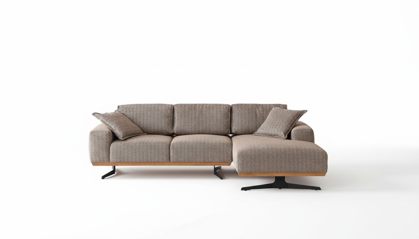 Luxus Ecksofa L Form Modern MÃ¶bel Wohnzimmer Grau Eckgarnitur Eckcouchen