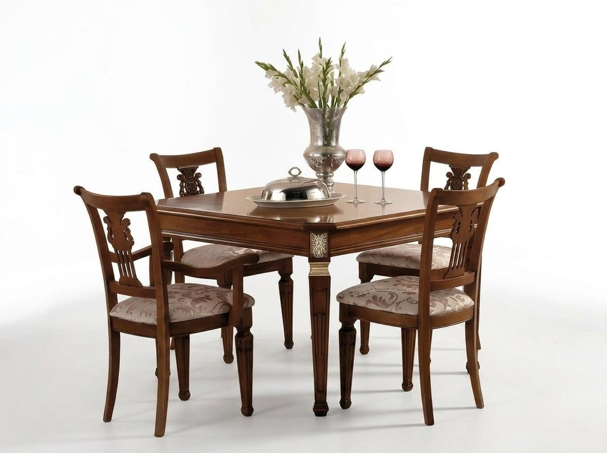 Luxus Esstisch Ausziehbarer Holz Tisch Tische Modern Esszimmer Design Italien