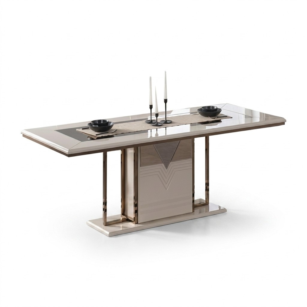 Luxus Esstisch Esszimmertisch Tisch Esszimmer Modern Holz WeiÃ 200cm