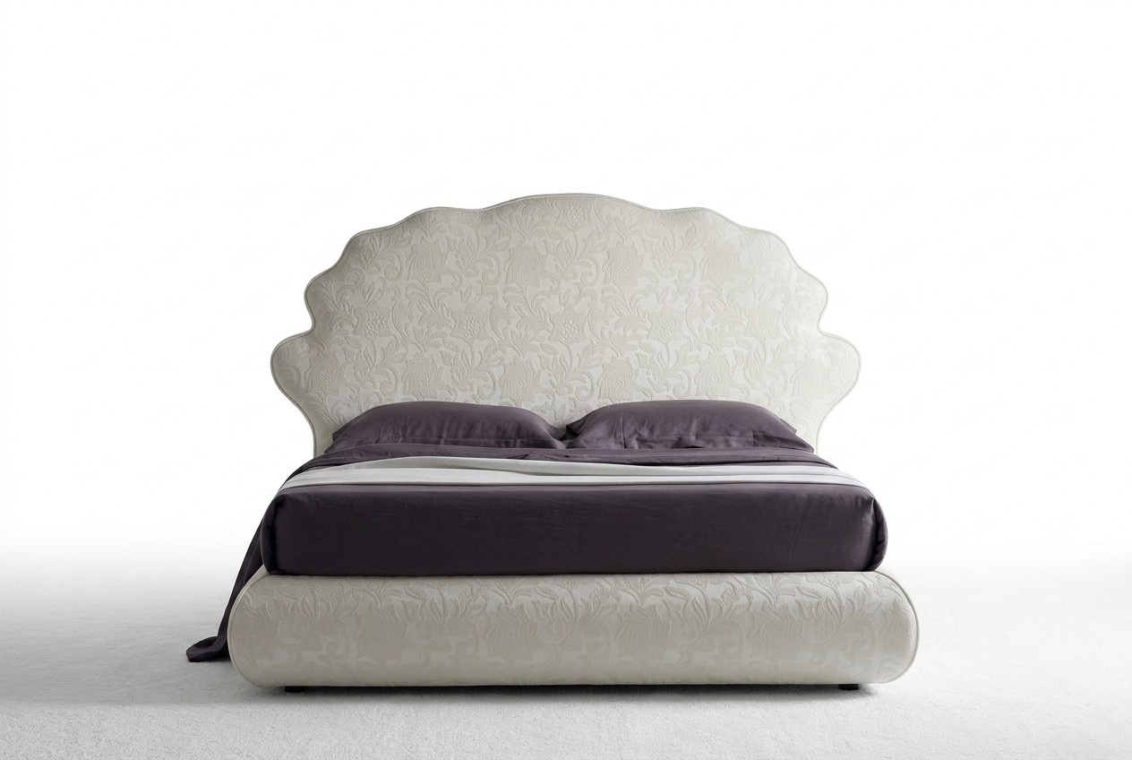 Luxus Italien Design MÃ¶bel Schlafzimmer Doppelbett 160x200cm HolzTextil MÃ¶bel