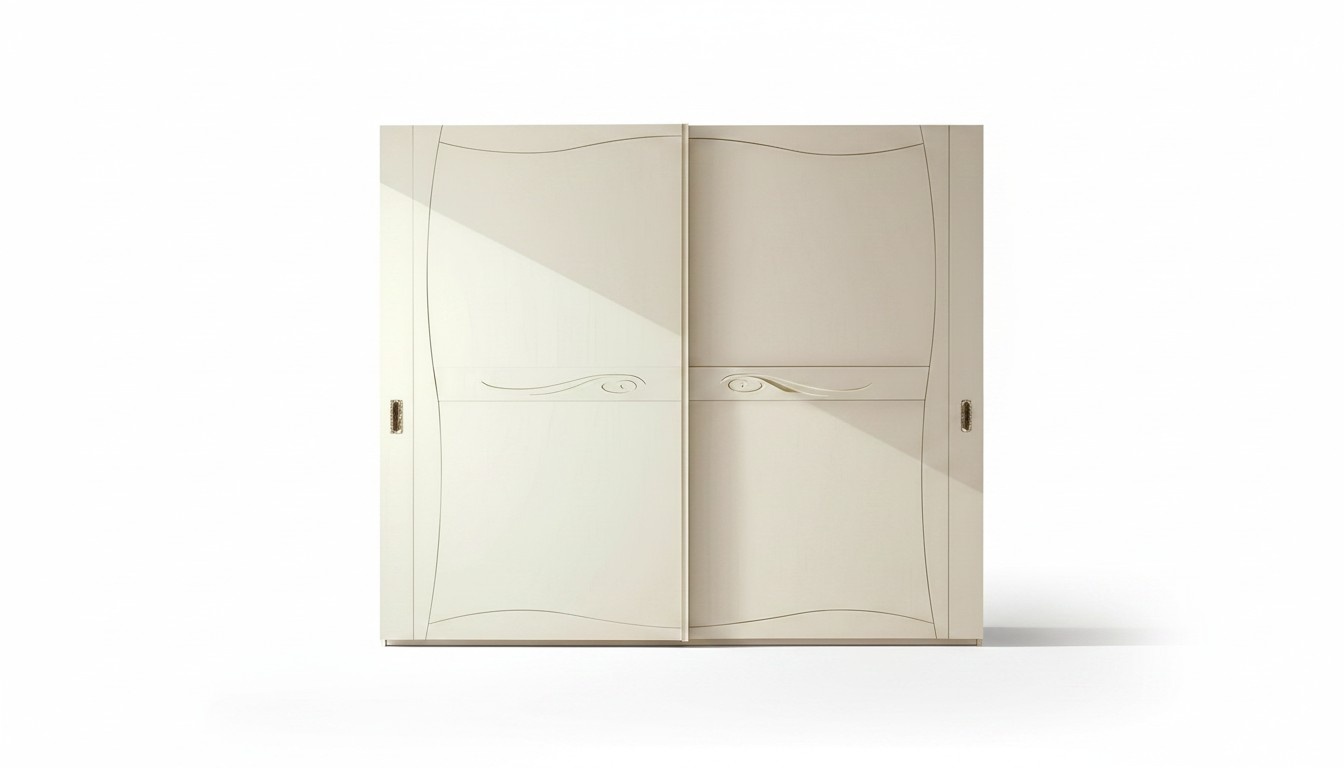 Luxus Kleiderschrank mit SchiebetÃ¼ren Schlafzimmer Schrank SchrÃ¤nke Holz Design