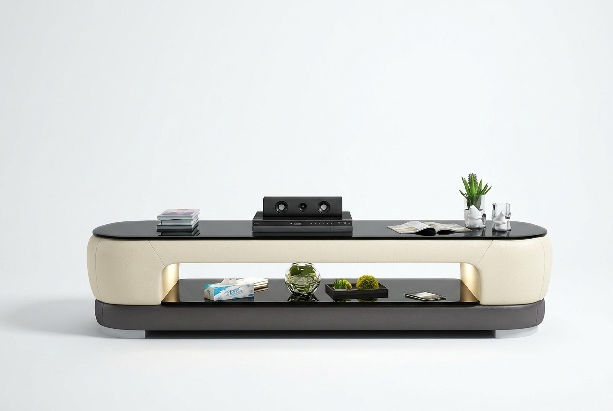 Luxus Kommode Leder xxl Kommoden Luxus Schrank Sideboard Low