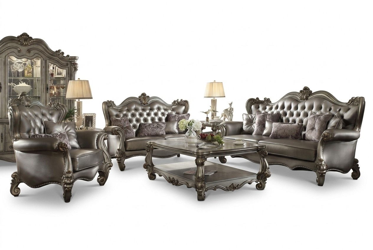 Luxus MÃ¶bel Sofagarnitur Couch Sofa Polster 3+2+1 Sitzer Couchtisch