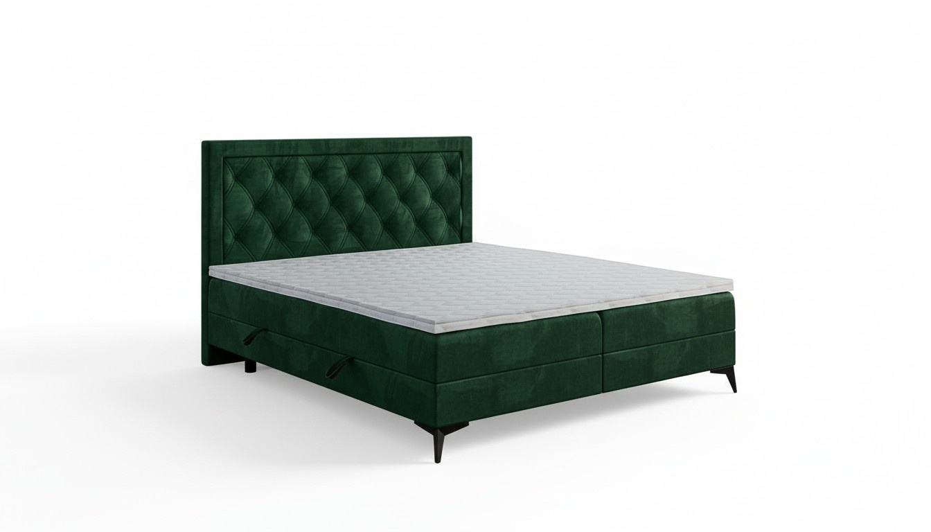 Luxus Polsterbett Boxspringbett Doppelbett Polster Stoff Design Bett MÃ¶bel