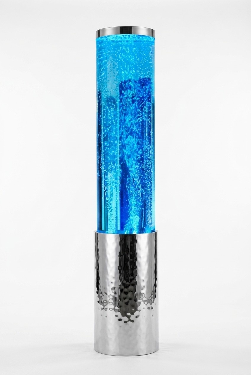 Luxus SÃ¤ule WassersÃ¤ulen Wasser Wand SÃ¤ulen 220cm Edelstahl
