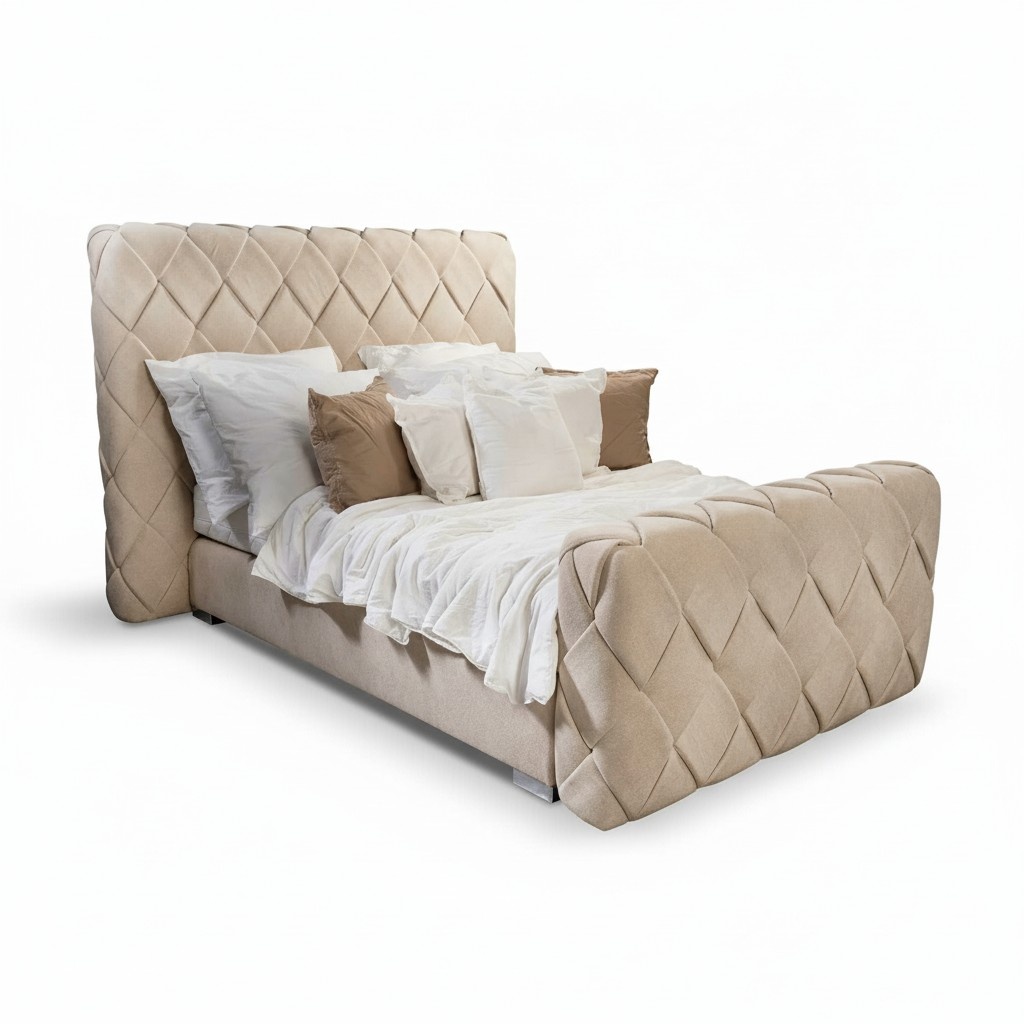 Luxus Schlafzimmer MÃ¶bel Betten Modern Bettrahmen 140x200 cm Design Kopfteil