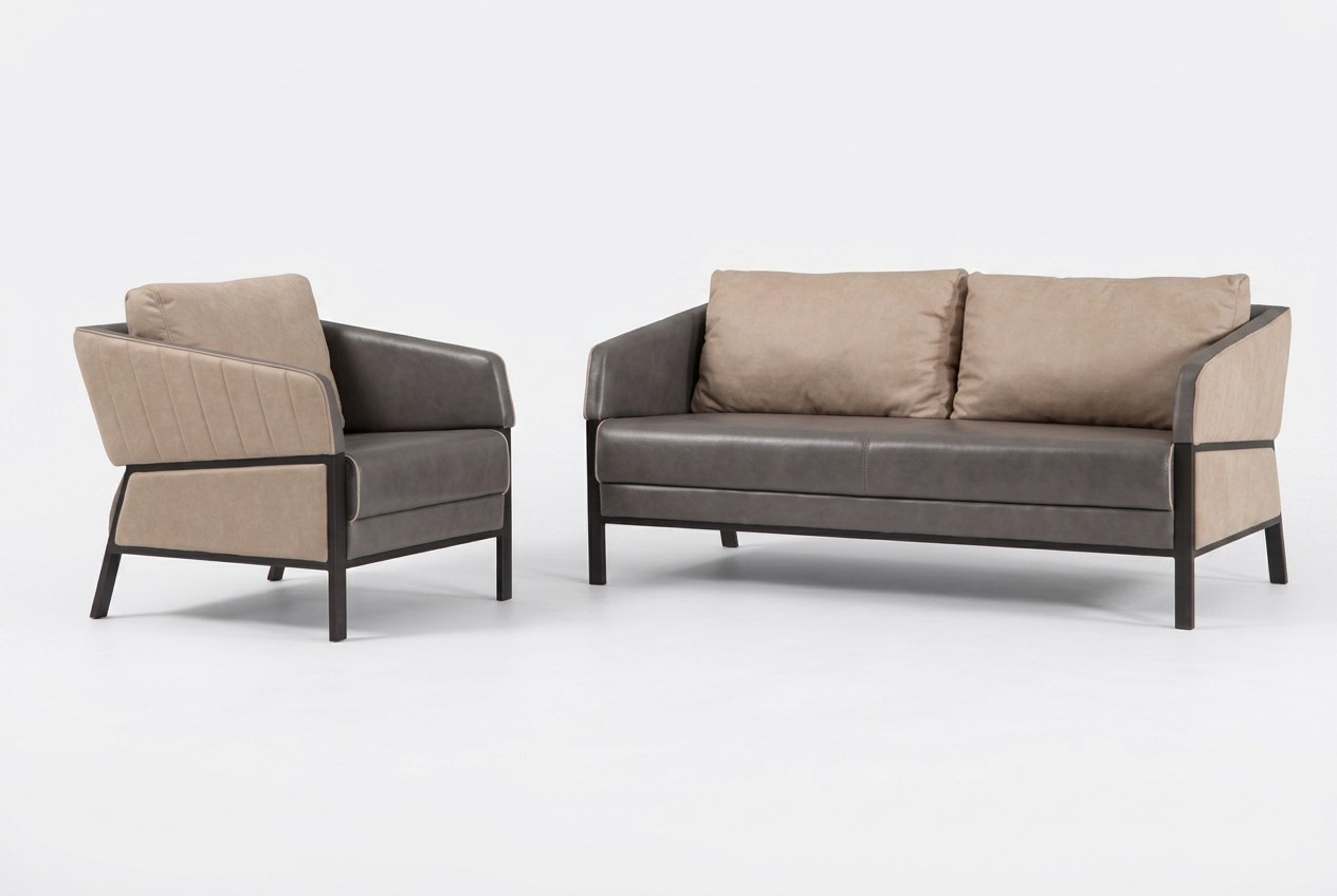 Luxus Sessel Textil MÃ¶bel BÃ¼ro Einrichtung Arbeitszimmer Polstersessel