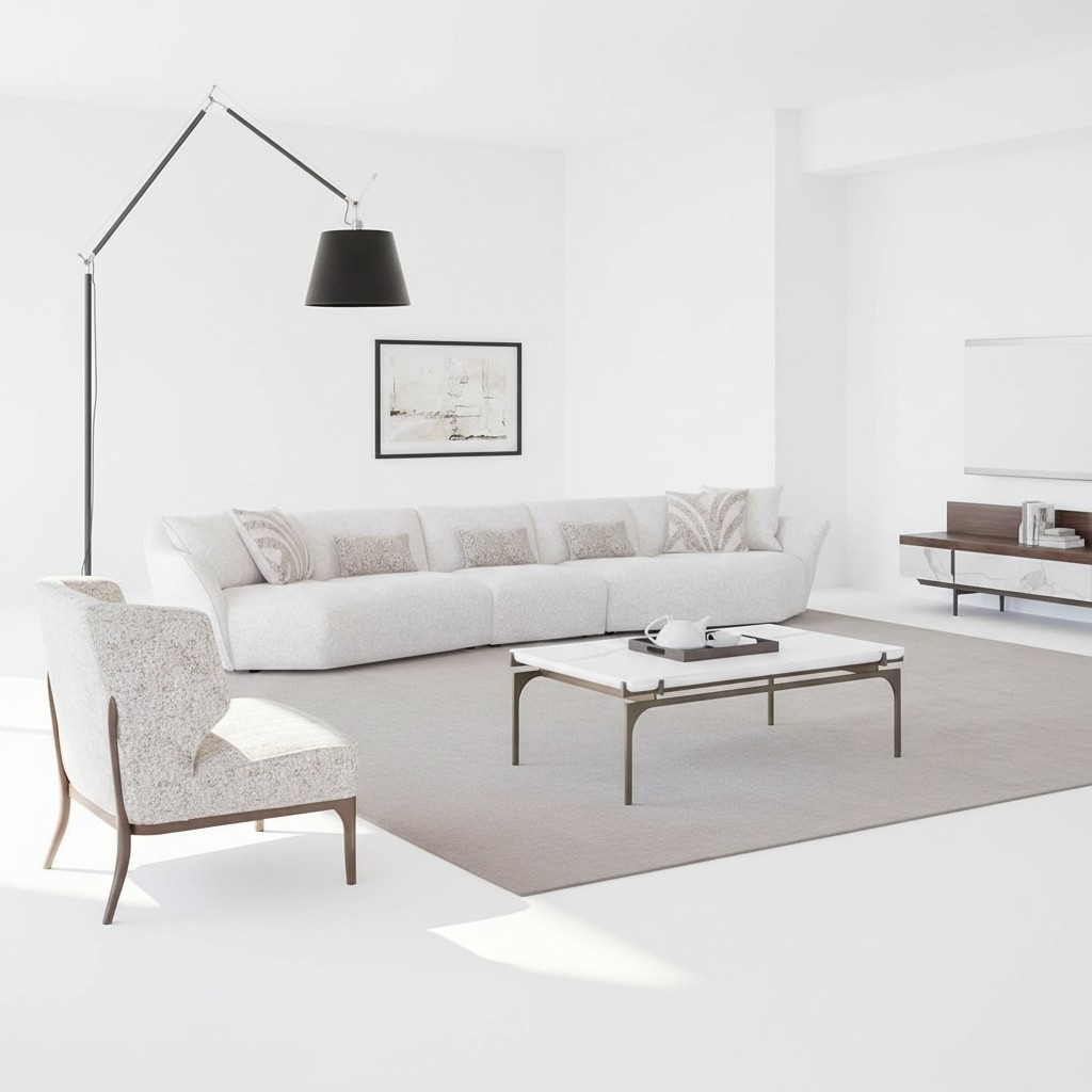 Luxus Set 2tlg Wohnzimmer Sofa FÃ¼nfsitzer Sofa Einrichtung Couchtisch