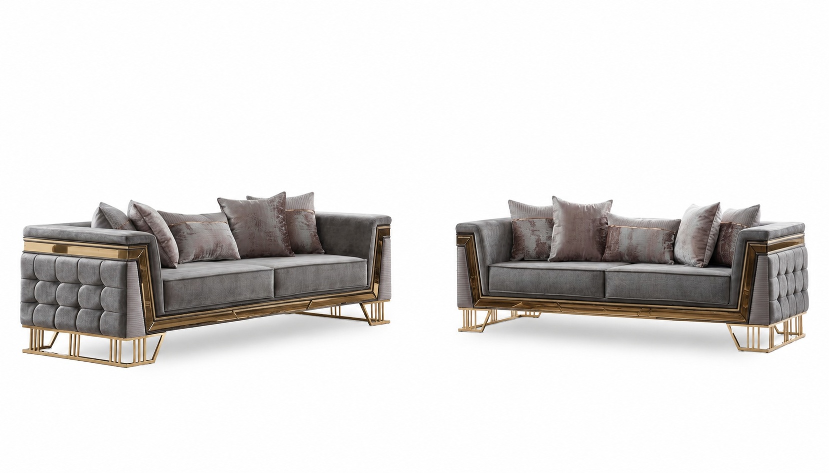 Luxus Sofa Set Designer Garnitur Dreisitzer TextilmÃ¶bel Wohngruppe Modern