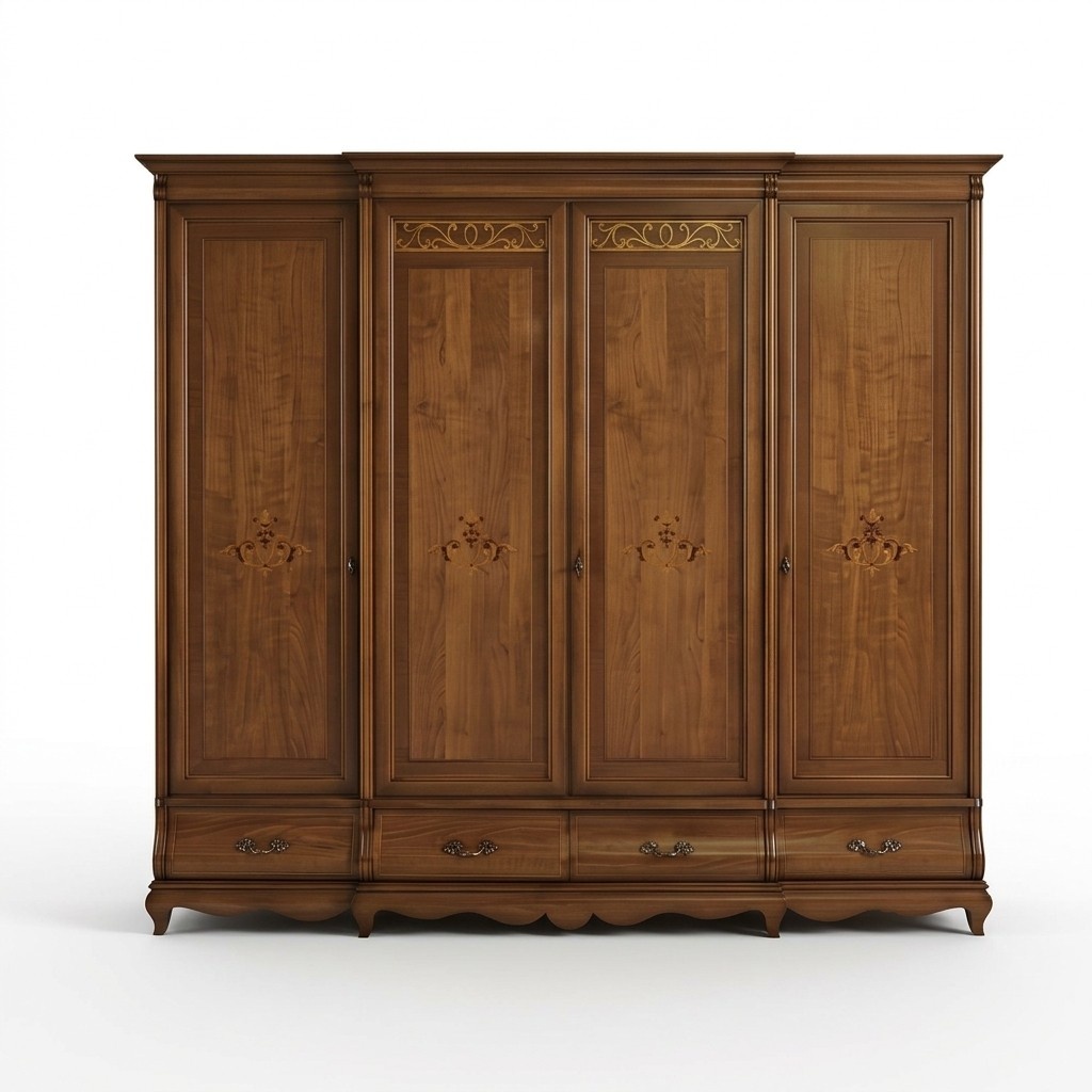 Massiv Holz Kleiderschrank MÃ¶bel Schrank Schlafzimmer SchrÃ¤nke Made in Italy