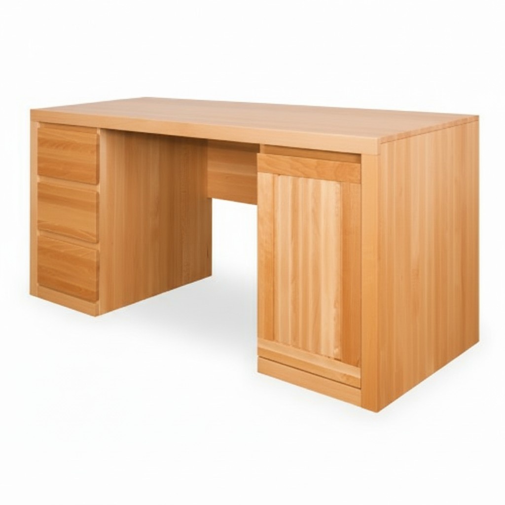 Massive Holz MÃ¶bel Schreibtisch BÃ¼rotisch Computertisch Tische BÃ¼romÃ¶bel Massiv