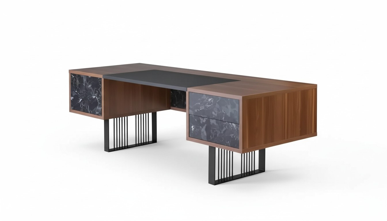 Massivholz Schreibtisch ArbeitszimmermÃ¶bel BÃ¼roeinrichtung Designer MÃ¶bel