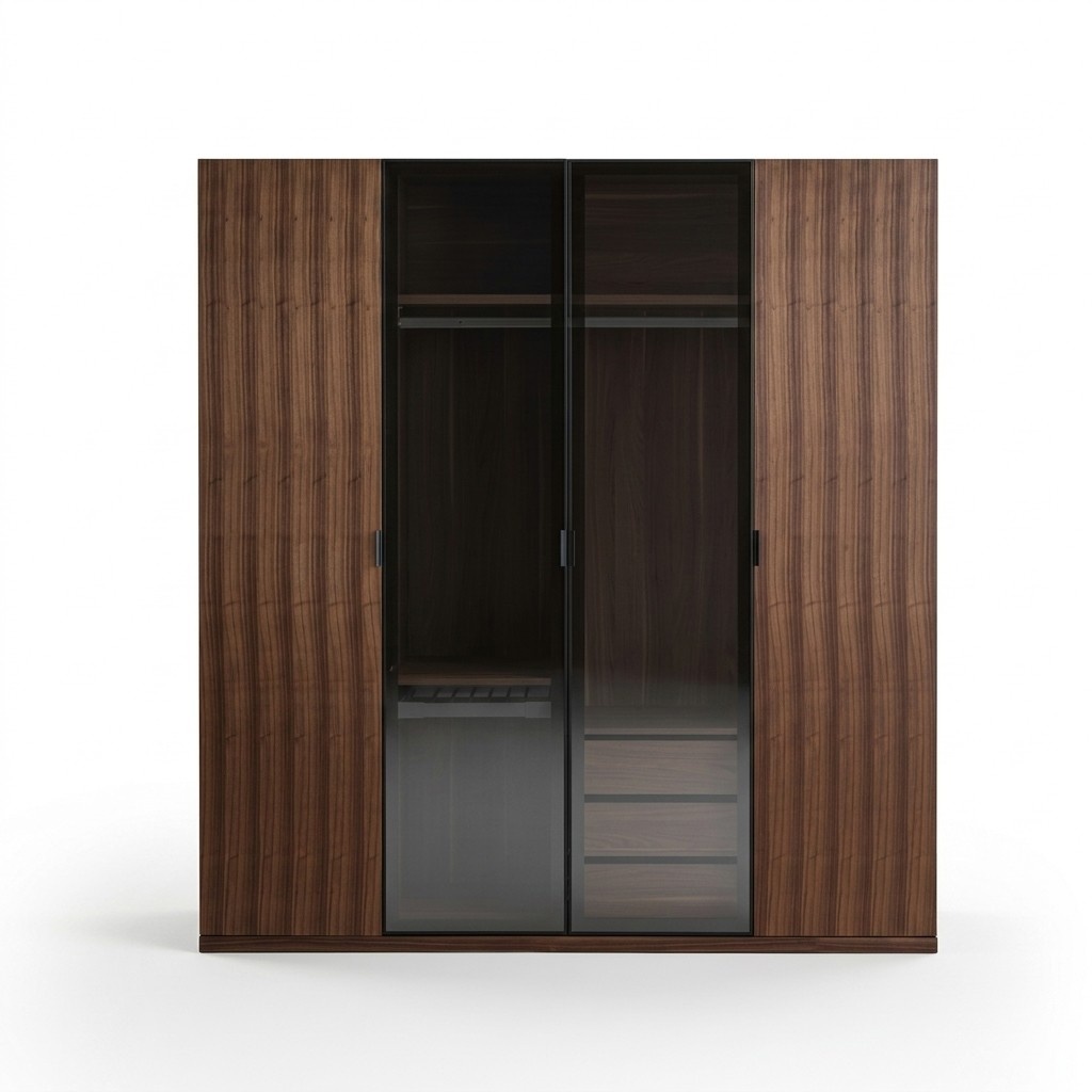 Modern Kleiderschrank Schlafzimmer Design Holzschrank Luxus Schrank GlastÃ¼ren