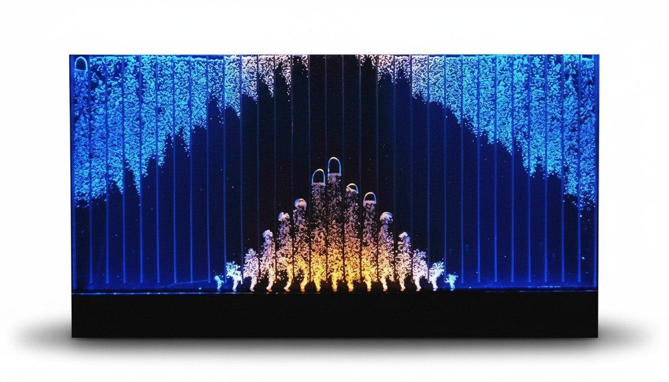 Moderne Trennwand Wasser WÃ¤nde LED Wasserwand Dekorative Beleuchtete Wand