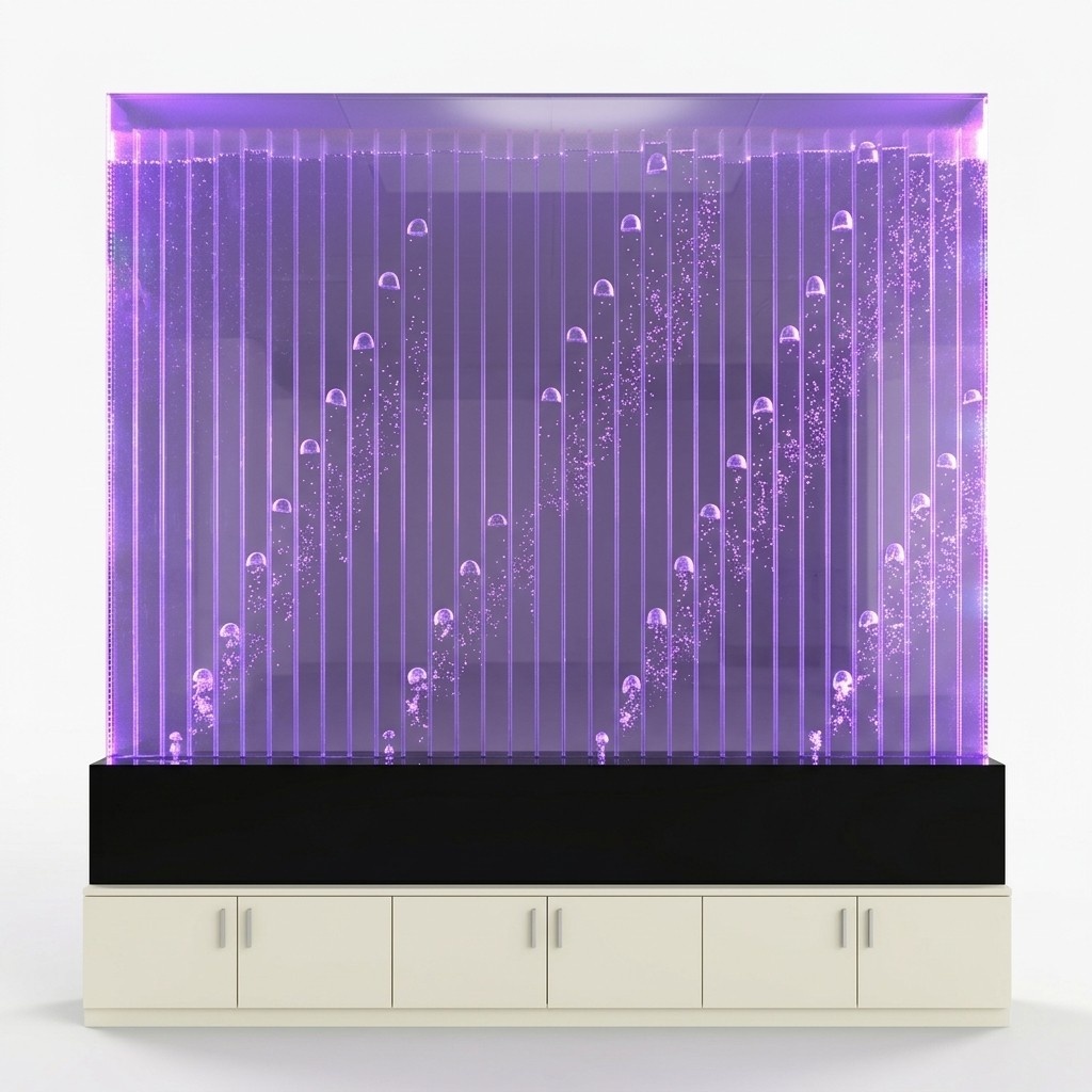 Moderne Trennwand Wasser Dekorative WÃ¤nde LED Wasserwand Beleuchtete Wand
