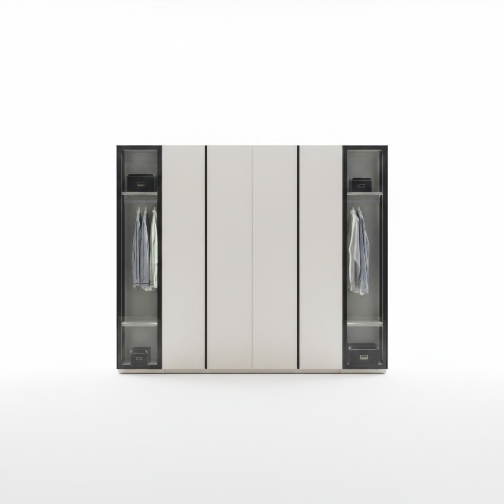 Moderner Kleiderschrank Komfort in jedem Detail der Inneneinrichtung.