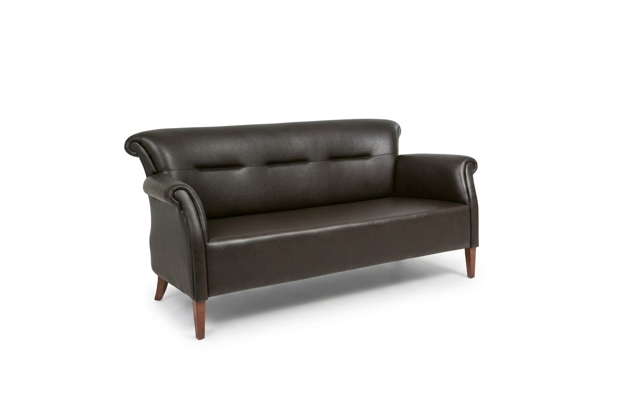Moderner Schwarzer Dreisitzer Arbeitszimmer Sofas BÃ¼romÃ¶belgarnitur