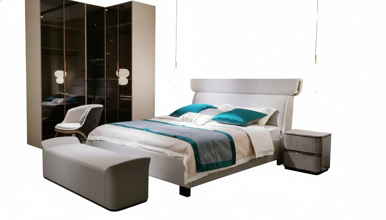 Modernes Doppelbett Bett Schlafzimmer MÃ¶bel Bettrahmen Bettgestell Betten