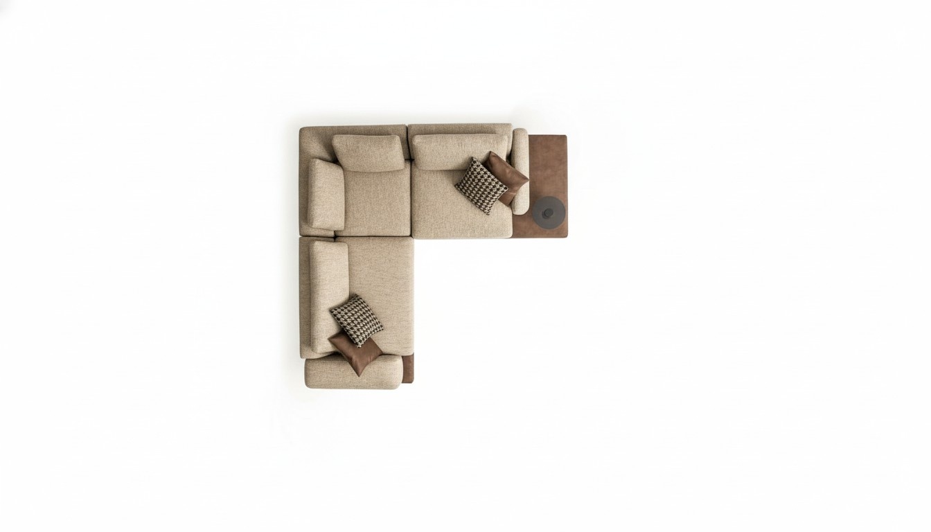 Modernes L-Form Ecksofa WohnzimmermÃ¶bel Designer Polstersofas Textil