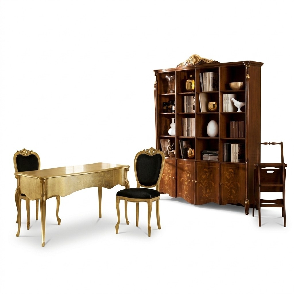 MÃ¶bel Klassischer Stil BÃ¼cherschrank Design Luxus Schrank Italien MÃ¶bel