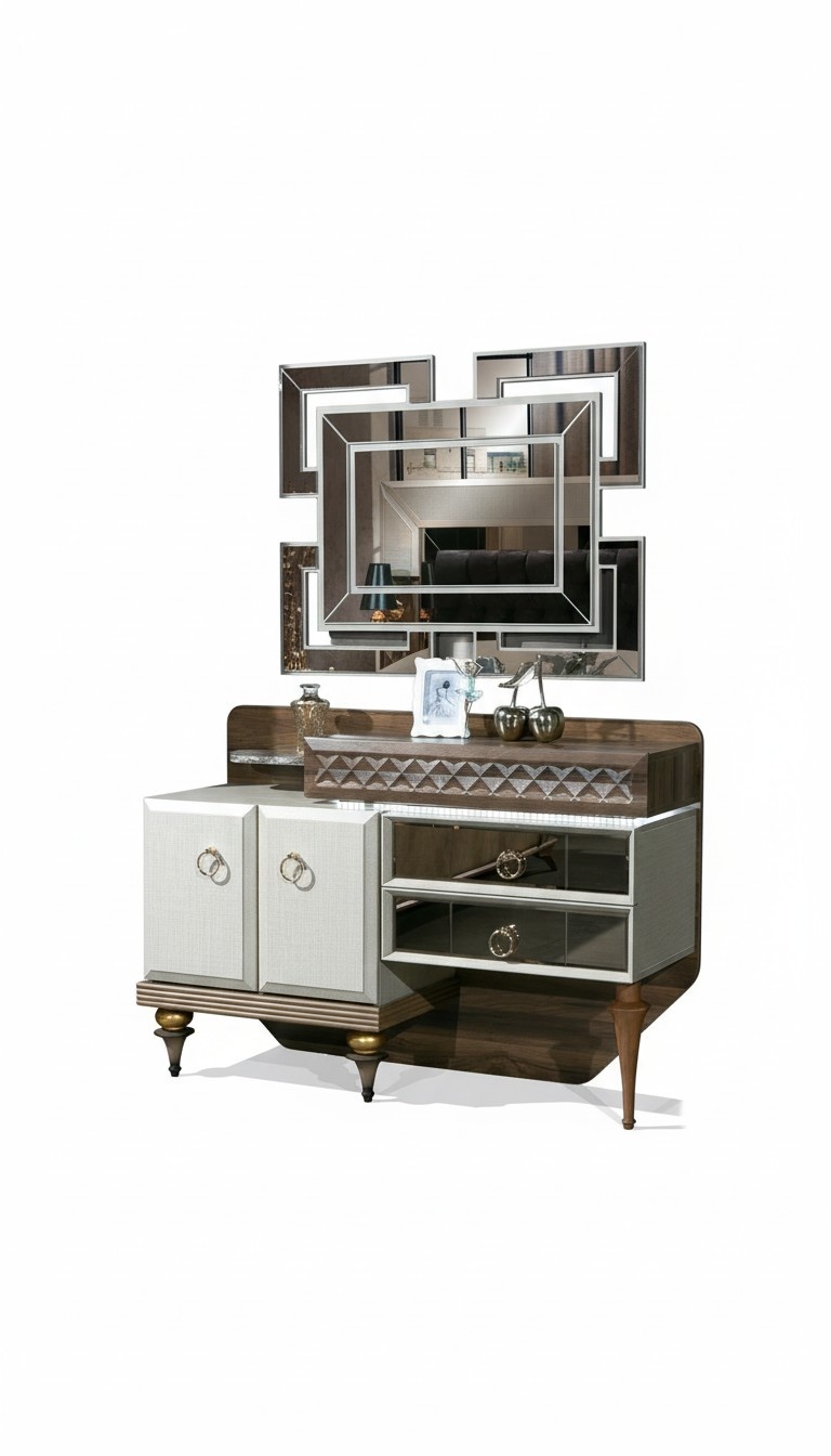 MÃ¶bel Schlafzimmer Design Schminktisch Spiegel Holz Sideboard Konsole