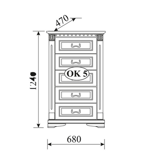 Klassische Kommode Kommoden Schrank Sideboard Massiv MÃ¶bel