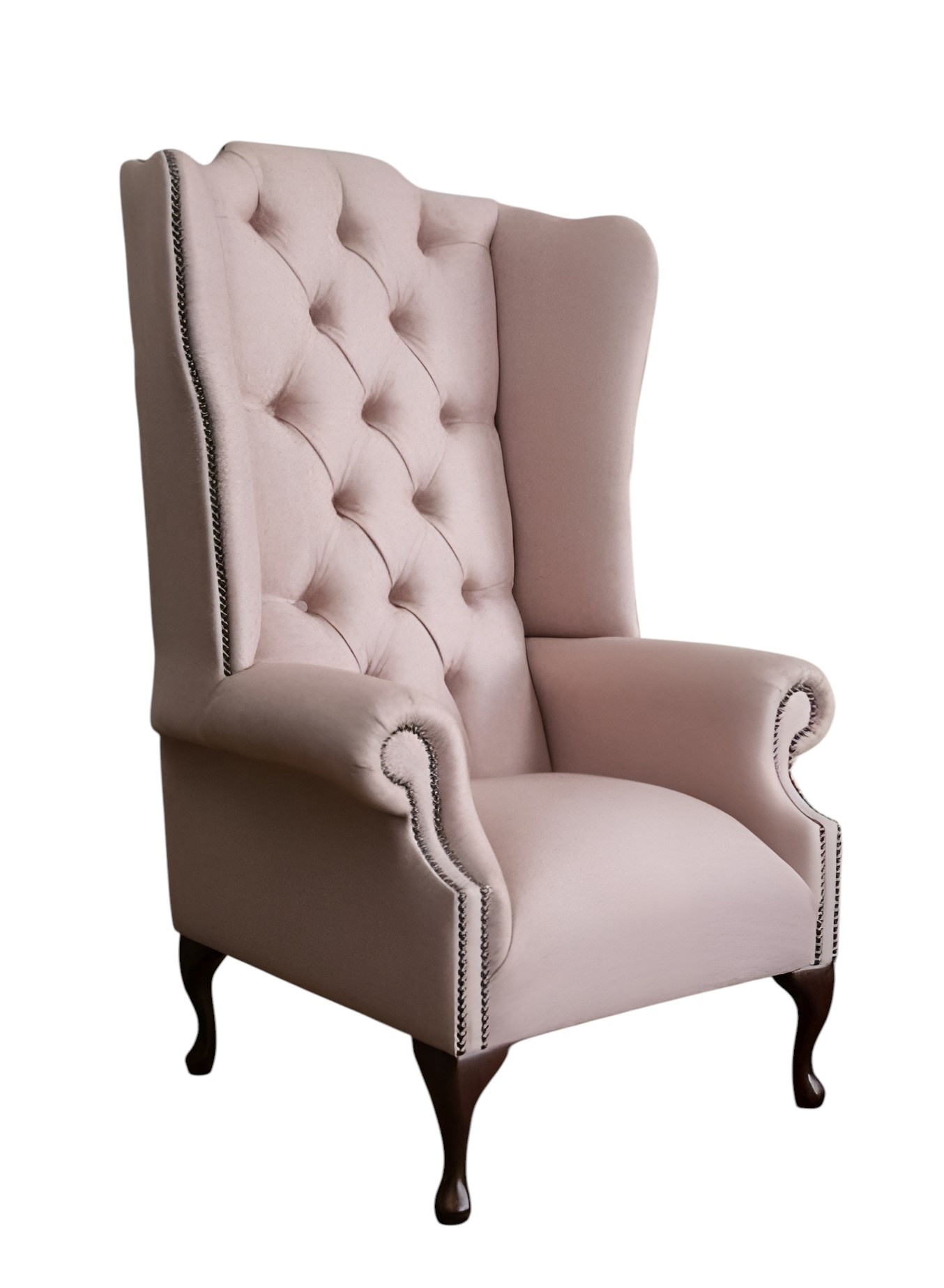 Ohrensessel Chesterfield Sessel Fernseh Couch 1 Sitzer Sofa Textil Stoff Couchen