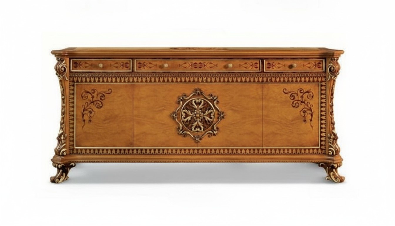 Luxus Kommode xxl Sideboard Kommoden Holz Anrichte MÃ¶bel Schrank Braun