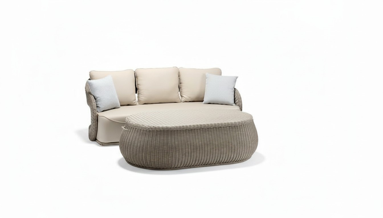 RattanmÃ¶bel GartenmÃ¶bel Sofagarnitur Terrasse Set Outdoor Lounge Balkon 2tlg.