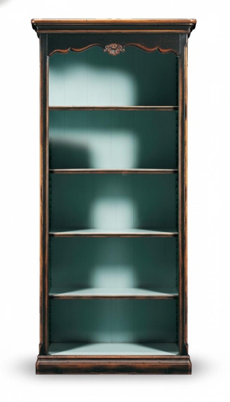 Regal Schrank BÃ¼cherschrank fÃ¼r BÃ¼ro BÃ¼cherregal Braun Hochschrank Echtholz Neu