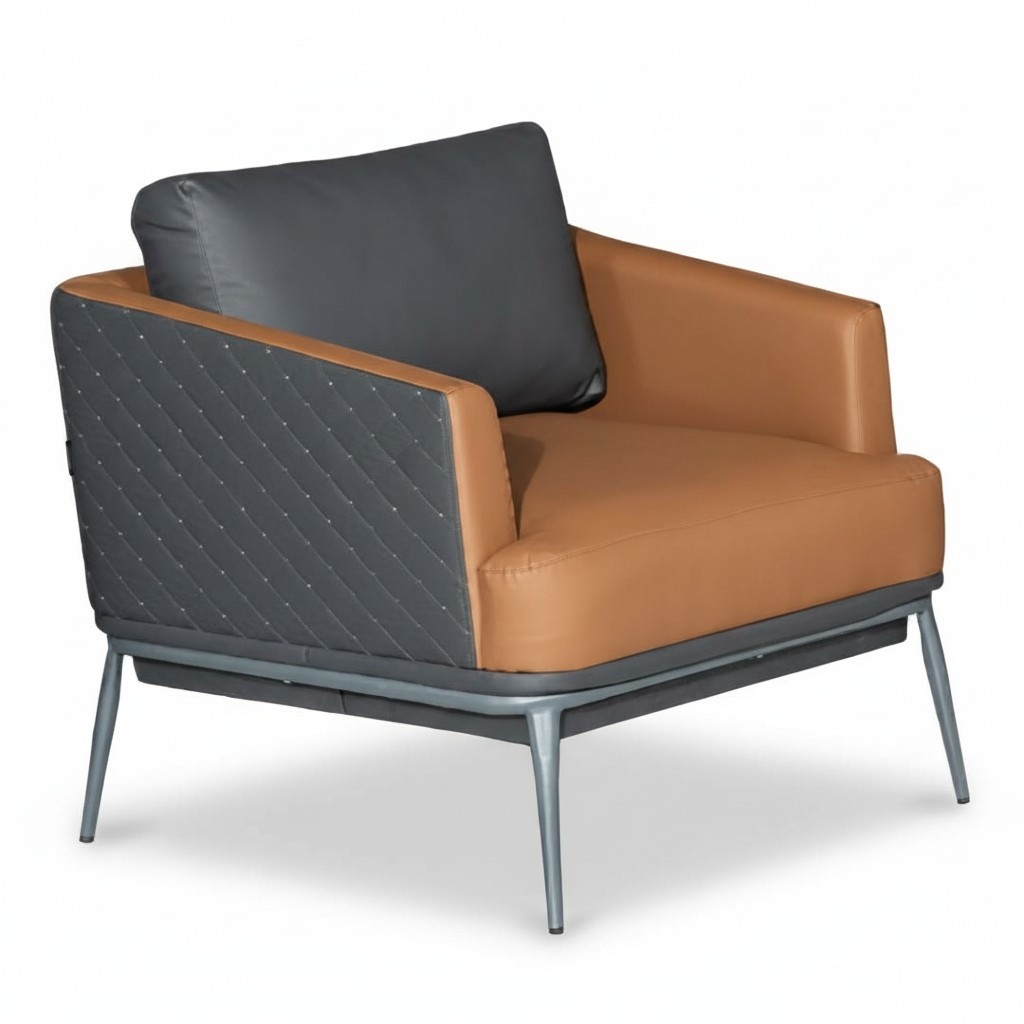 Relaxsessel Sofa Sessel Polstersessel Couch Lounge BÃ¼ro Hotel Club Grau