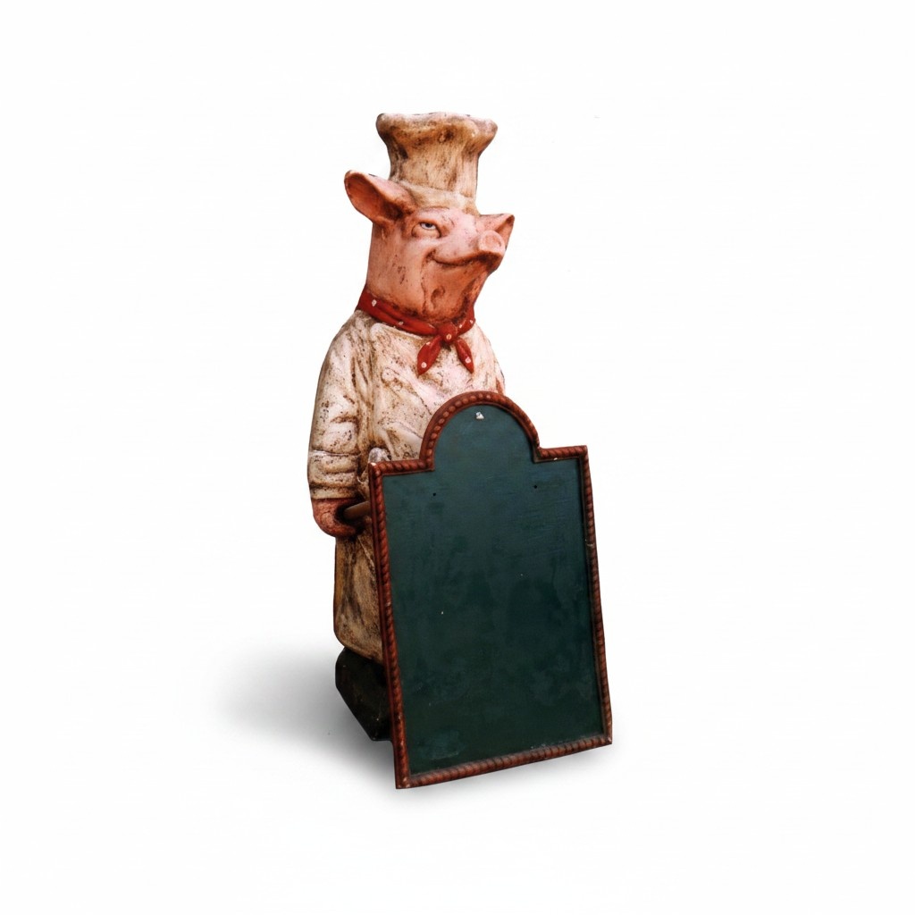Restaurant StÃ¤nder Tafel Steak Figur Statue Skulptur Figuren Skulpturen