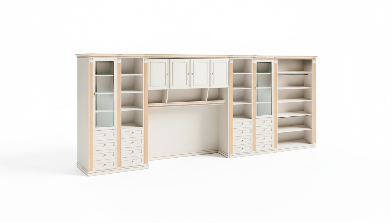 Robuster WeiÃer Kleiderschrank Schlafzimmer MÃ¶bel Designer Holz Schrank