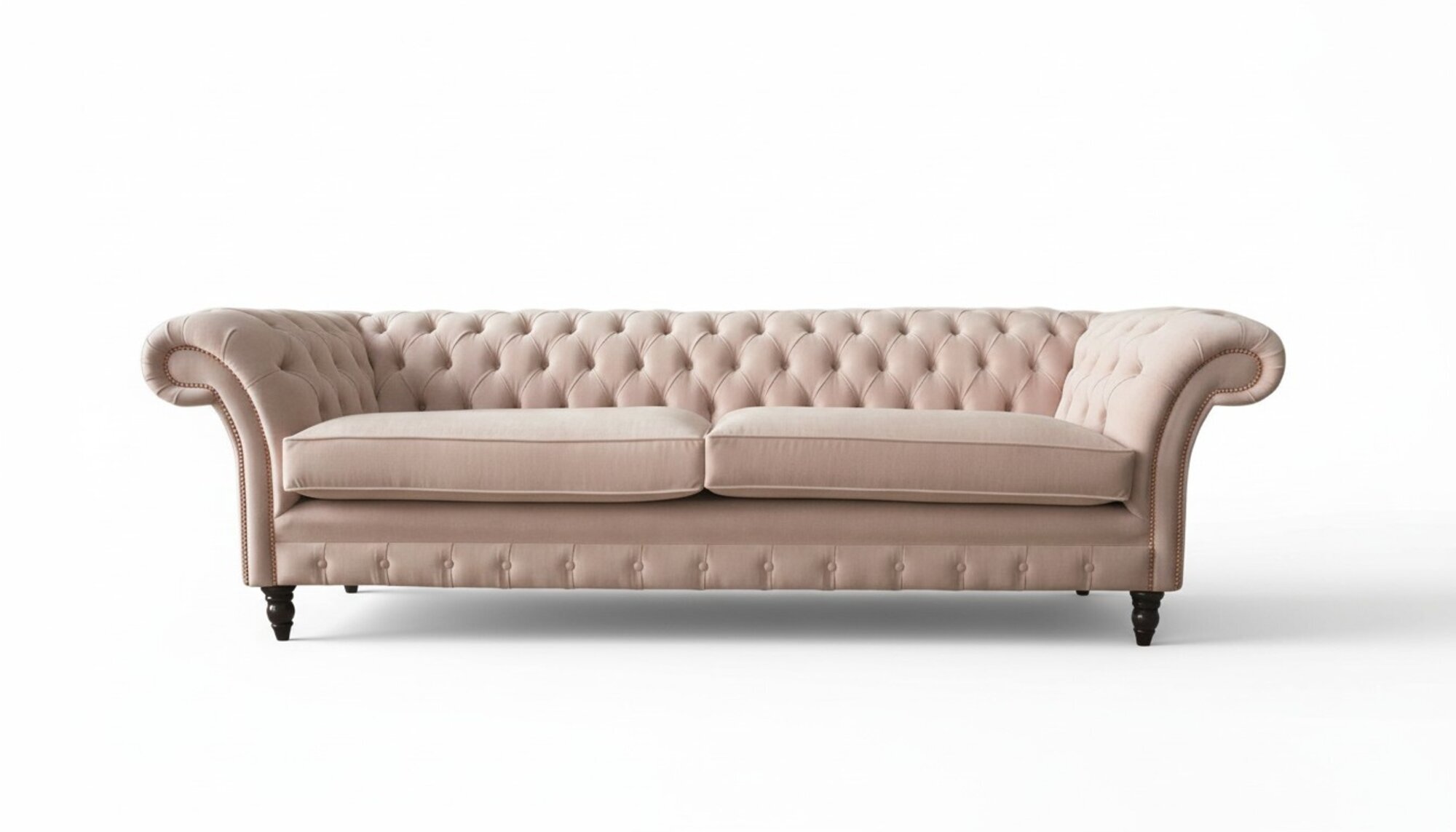 Rosa Viersitzer Polster Sofa 4er Sitz MÃ¶bel Big Sofas Couch 245cm Neu