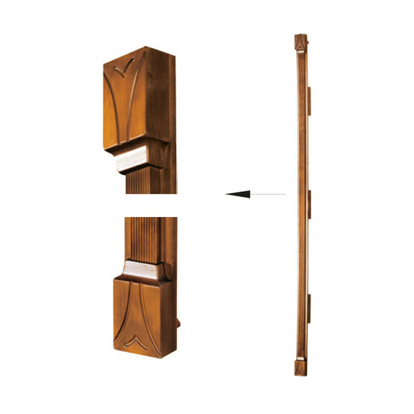 Klassische Pfeiler AbschluÃsatz fÃ¼r Schrank Schrankwand System