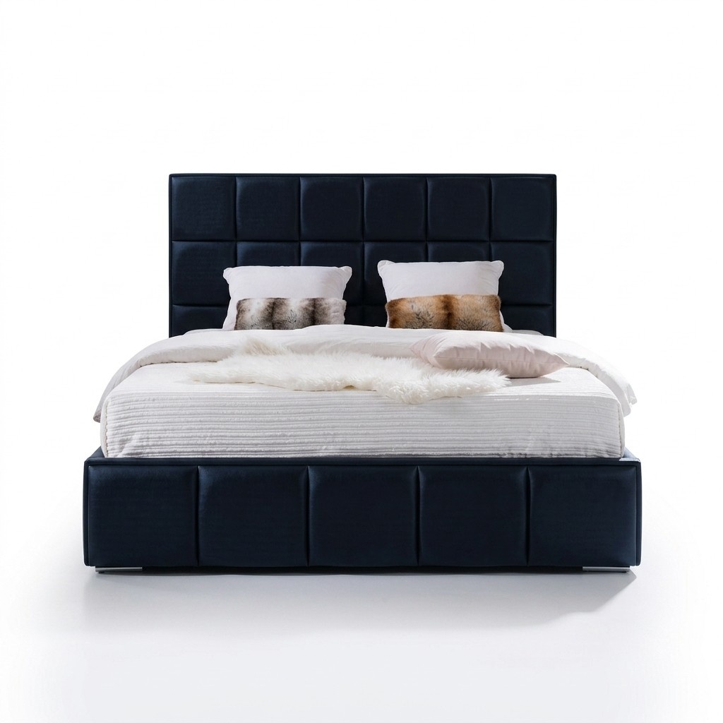 Samt Bett Polster Design Luxus Doppel Hotel Schlaf Zimmer Betten Chesterfield