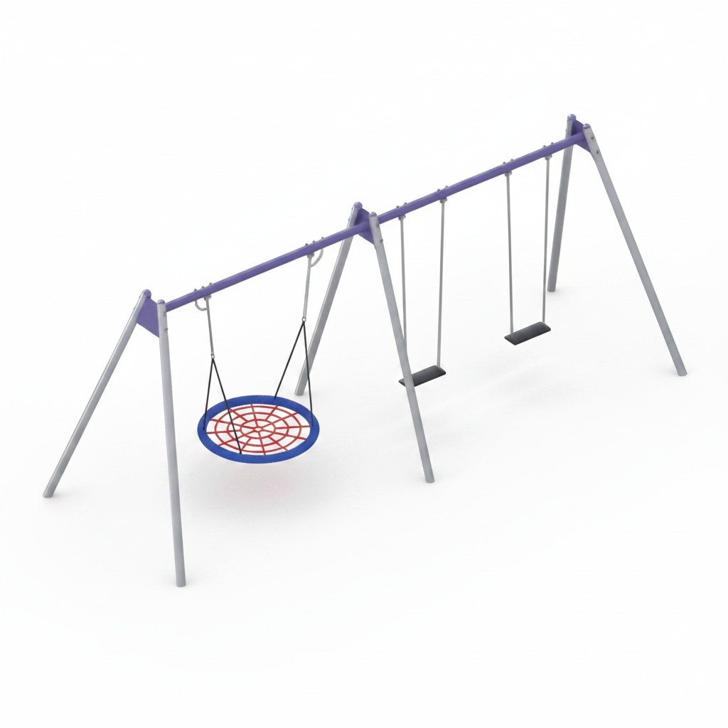 Schaukelplatz SpielgelÃ¤nde Kinderspielplatz Spielbereich Vogelnestschaukel