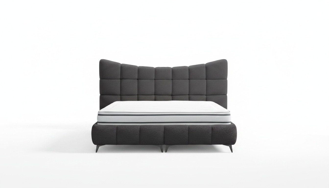 Schlafzimmer Bett Luxus Polster Design Stoff Doppel Hotel Betten Textil 180x200
