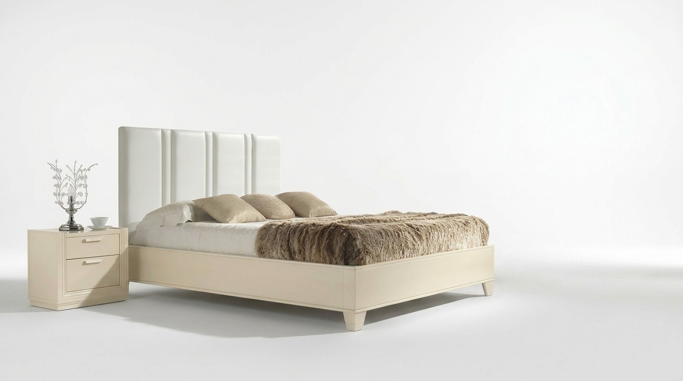 Schlafzimmer Bett Nachttisch Holz Betten Doppelbetten Bettgestell Set 3tlg