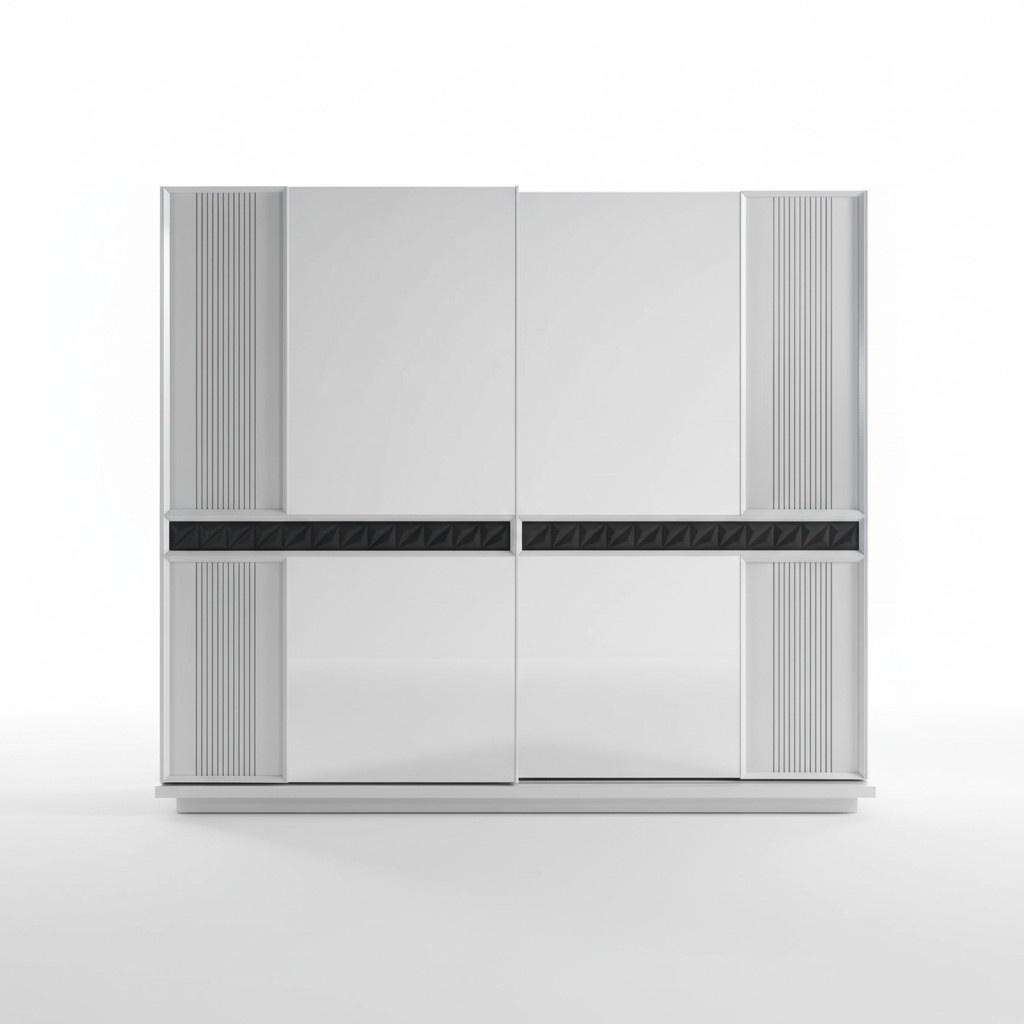 Schlafzimmer Holz Kleiderschrank Luxus Design SchrÃ¤nke Modern Grau