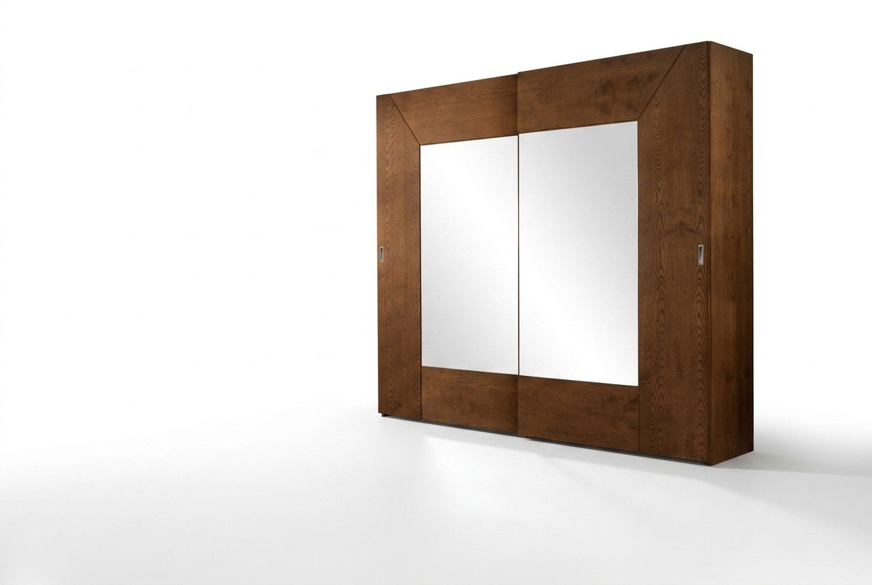 Schlafzimmer Kleiderschrank Holz Schrank Modern braun KleiderschrÃ¤nke