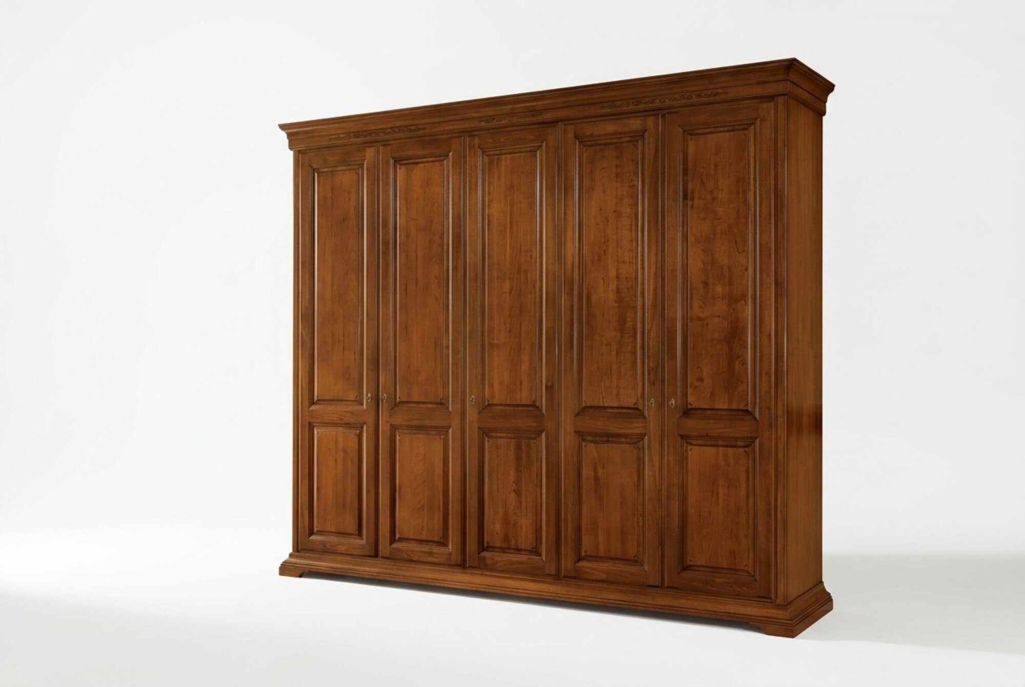 Schlafzimmer Kleiderschrank Schrank Holz Wohnzimmer MÃ¶bel Braun Italien