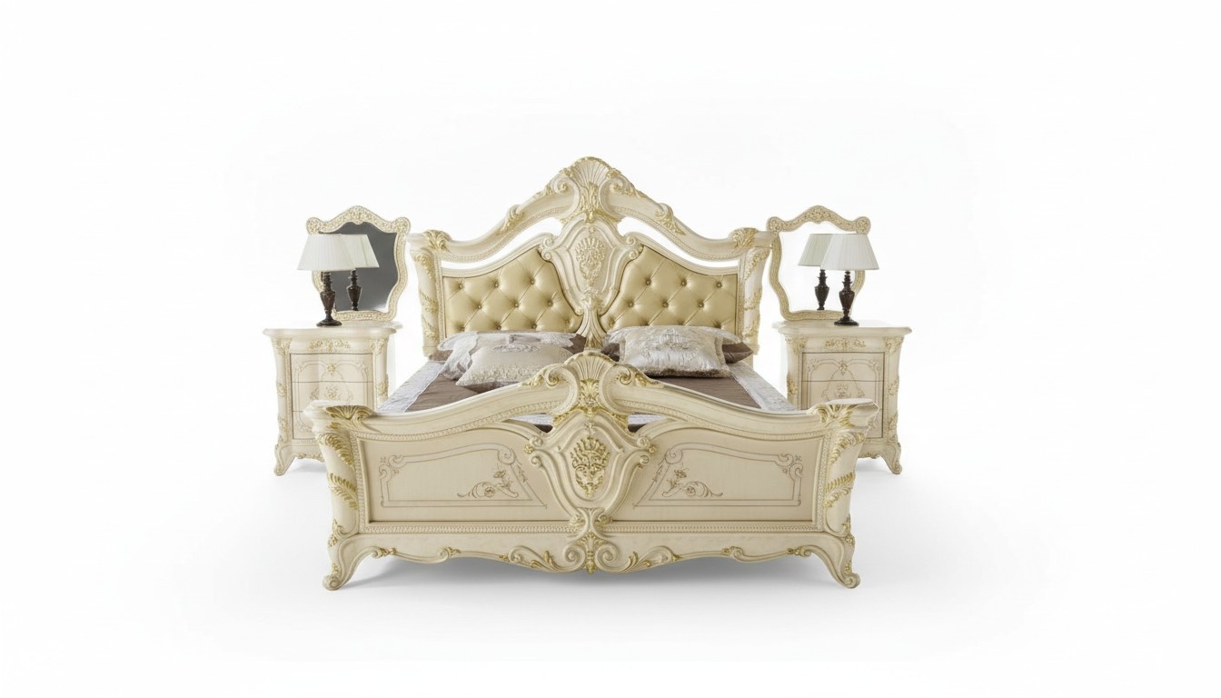 Schlafzimmer Luxus Bett Nachttisch Kommode Komplett Set MÃ¶bel Hotel