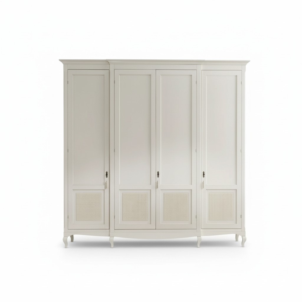 Schlafzimmer Luxus Kleiderschrank WeiÃ Schrank Holz Moderne MÃ¶bel Neu