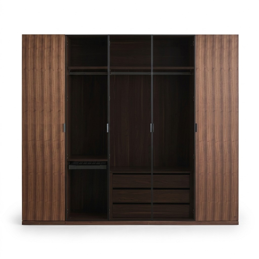 Schlafzimmer Modern Kleiderschrank Holzschrank Design Schrank GlastÃ¼ren