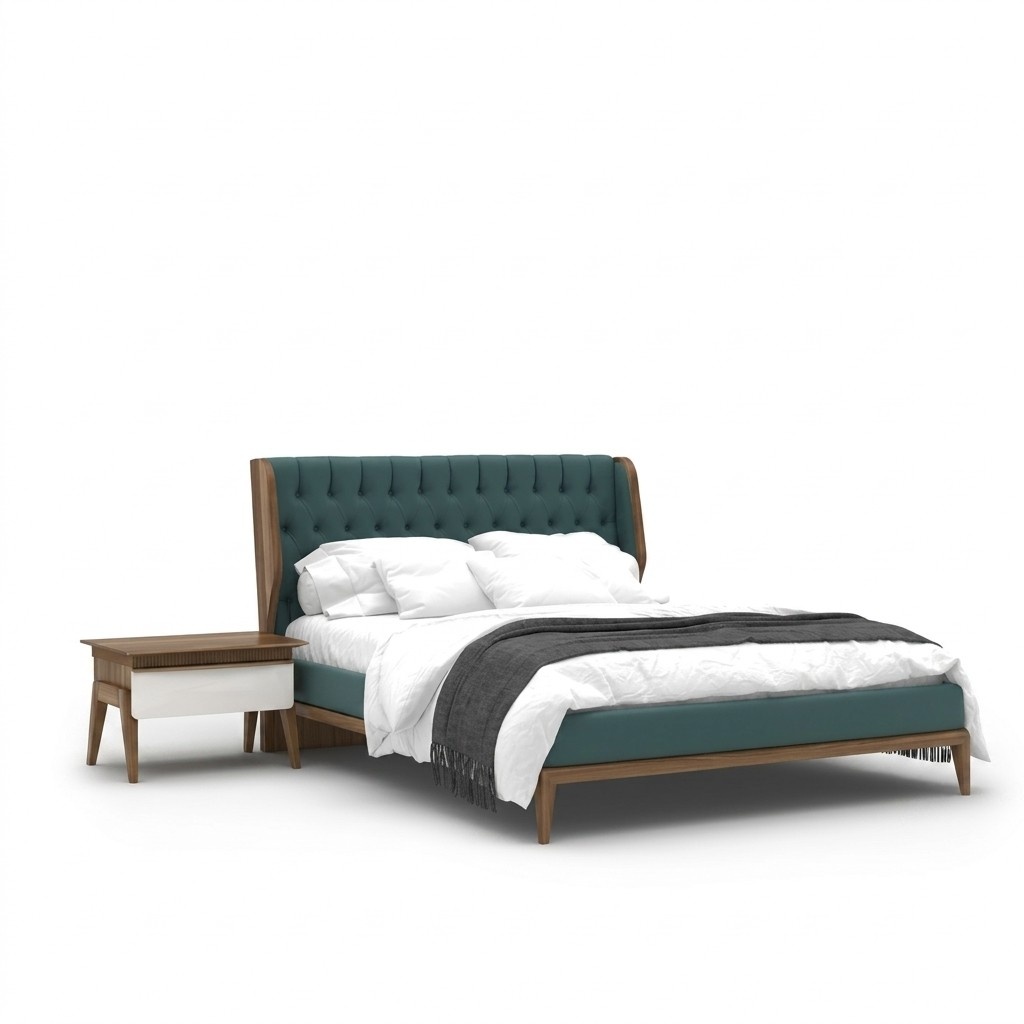 Schlafzimmer Set 3tlg Luxus Doppel Bett 2x Nachttische Modern MÃ¶bel