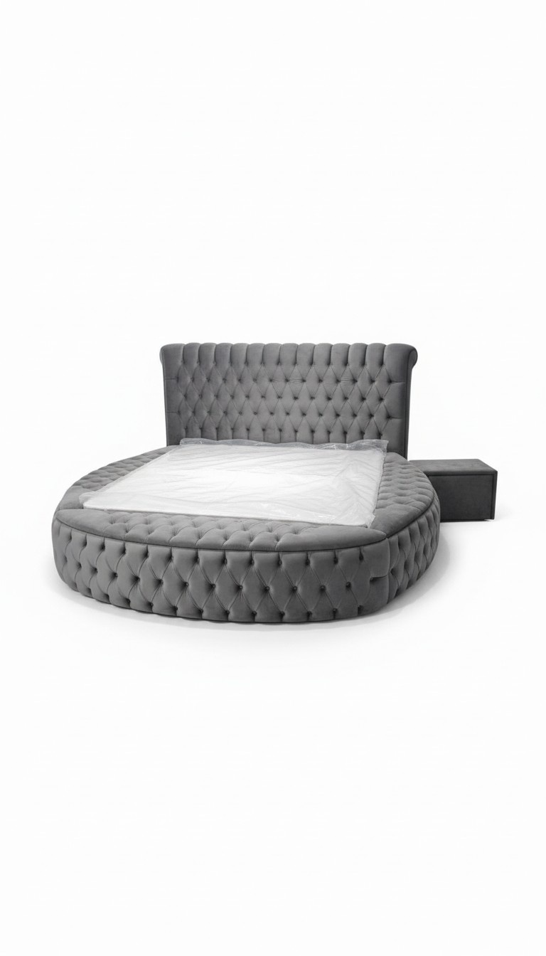 Schlafzimmer Set Bett + 2x Nachttische + Kommode Design MÃ¶bel 4 tlg. Neu